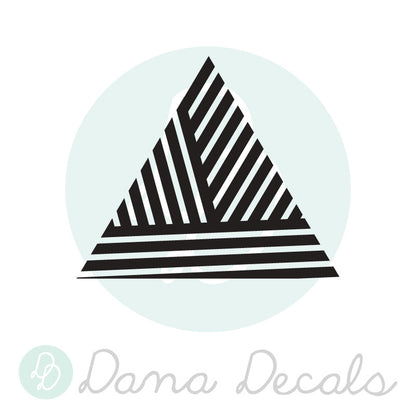 Modern Geometric Triangles - Dana Decals