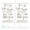 His/Hers Little Hands Stole My Heart - Dana Decals