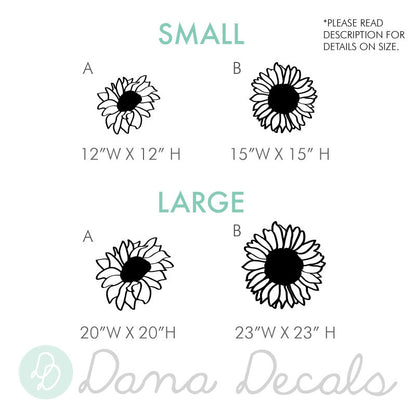 Sunflower Pattern - Dana Decals