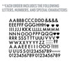 Assorted Alphabet and Numbers - Dana Decals