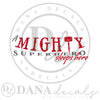 A Mighty Superhero Sleeps Here - Dana Decals