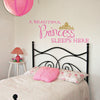 A Princess Sleeps Here - Dana Decals