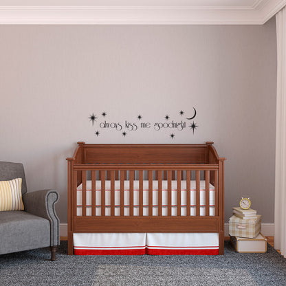 Always Kiss Goodnight - Dana Decals