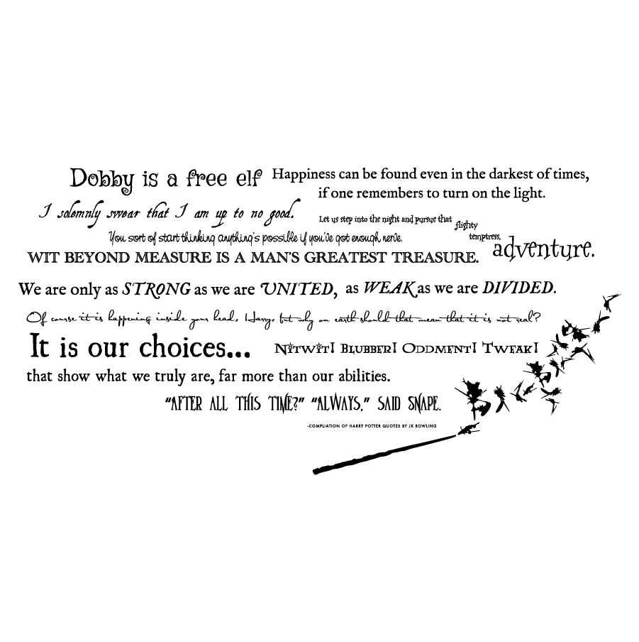 Harry Potter Quote Collection - Dana Decals