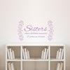 Sisters Childhood Memories Quote - Dana Decals