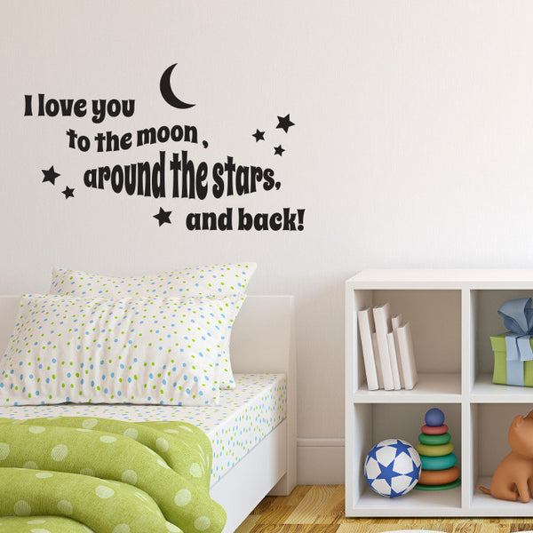 Love you to the Moon and Back - Dana Decals