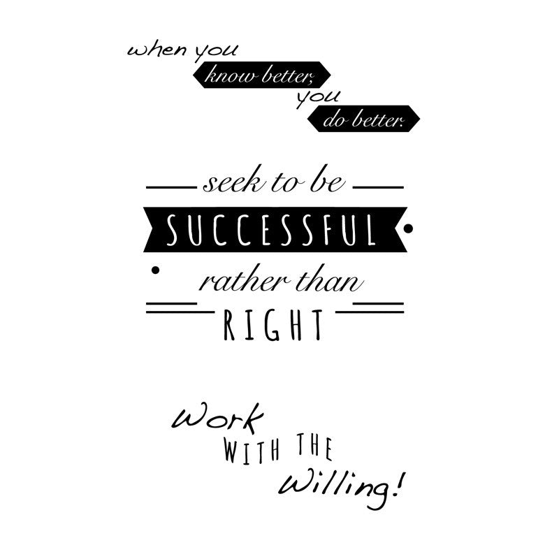 Office Inspiration Quotes - Dana Decals