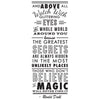 Roald Dahl Believe in Magic Quote - Dana Decals