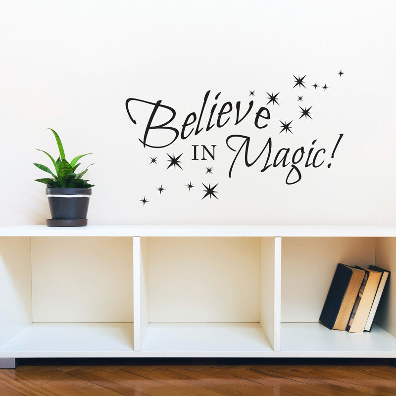 Believe in Magic Quote - Dana Decals