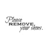 Remove Your Shoes - Dana Decals