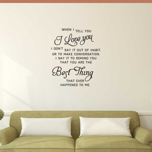 Best Thing Quote - Dana Decals