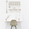 Made For Another World - C.S. Lewis Wall Quote Decal - Dana Decals