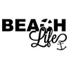 Beach Life with Anchor - Dana Decals