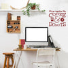 Coffee And Donuts Quote Decal - Dana Decals