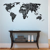 World Map with Travel Quotes - Dana Decals