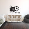 Personalized Soccer Ball Smashing - Dana Decals