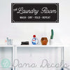 Laundry Room Established Sign - Dana Decals