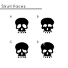 Skull Faces Pattern - Dana Decals