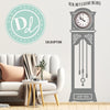 Antique Grandfather Clock Decal - Dana Decals