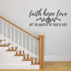 Faith Hope Love Verse - Dana Decals