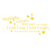 Starlight Starbright Quote - Dana Decals