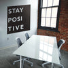 Stay Positive Cutout - Dana Decals