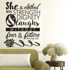 Clothed with Strength & Dignity - Dana Decals