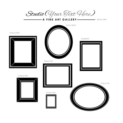 Personalized Art Studio Gallery - Dana Decals