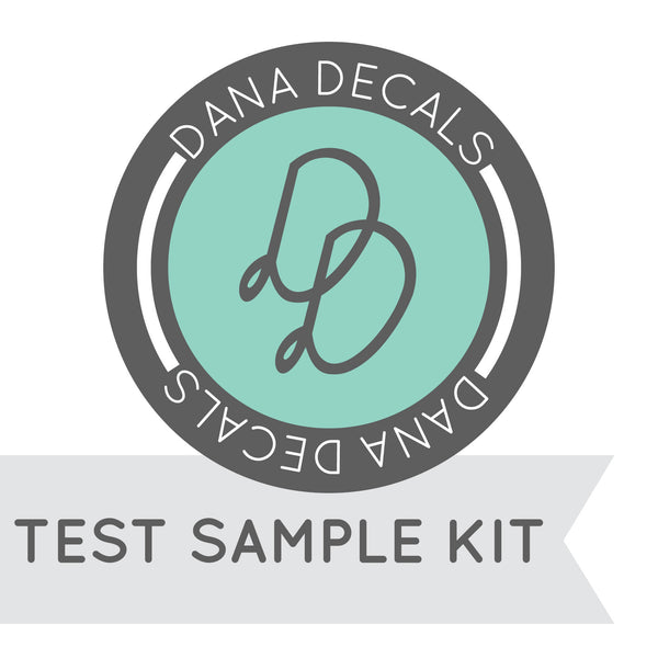 Test Sample Kit - Dana Decals