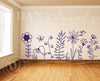 Whimsical Doodled Garden Wall Scene - Dana Decals