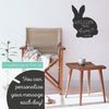 Chalkboard Vinyl Rabbit - Dana Decals