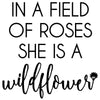 She Is A Wildflower - Dana Decals