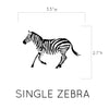 Tiny Zebras Pattern - Dana Decals