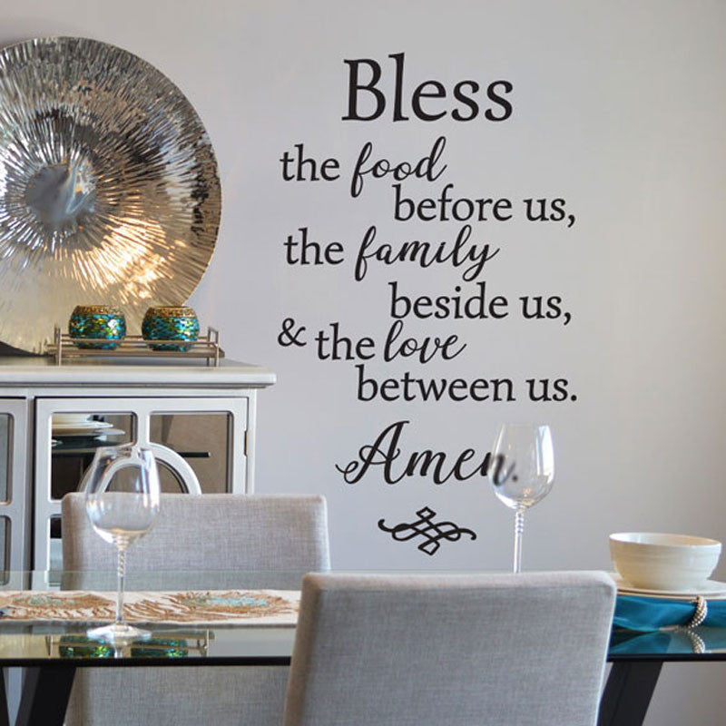 Bless the Food Before Us - Dana Decals