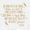 Come With Me Peter Pan Quote - Dana Decals