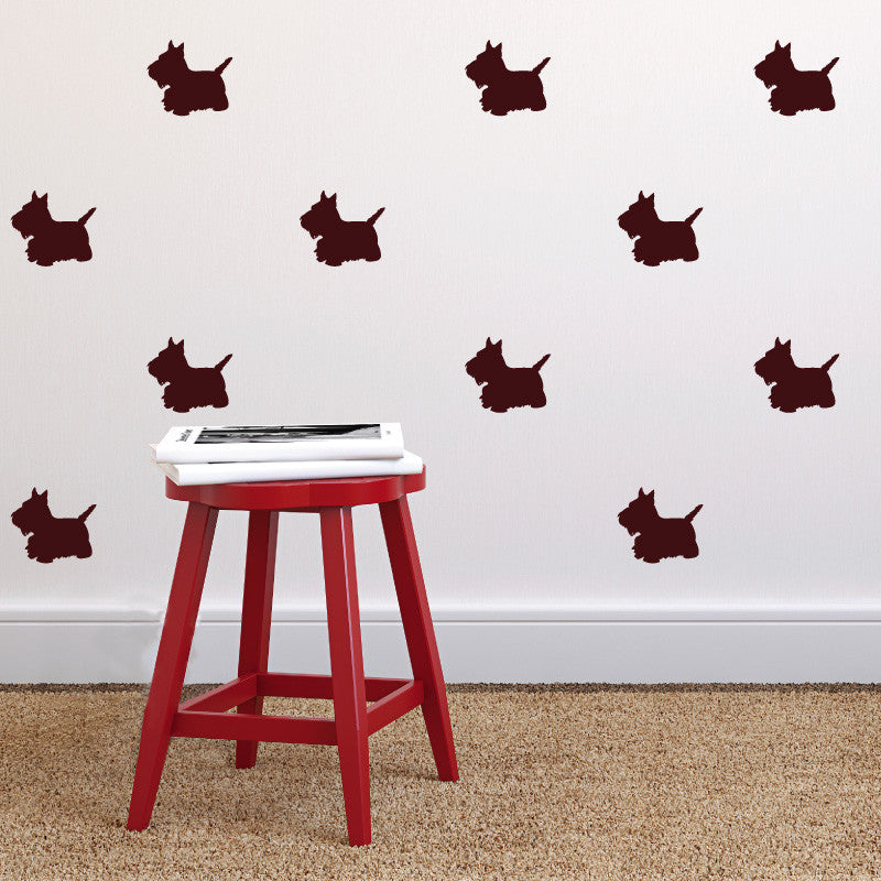 Scottish Terrier  Pattern - Dana Decals