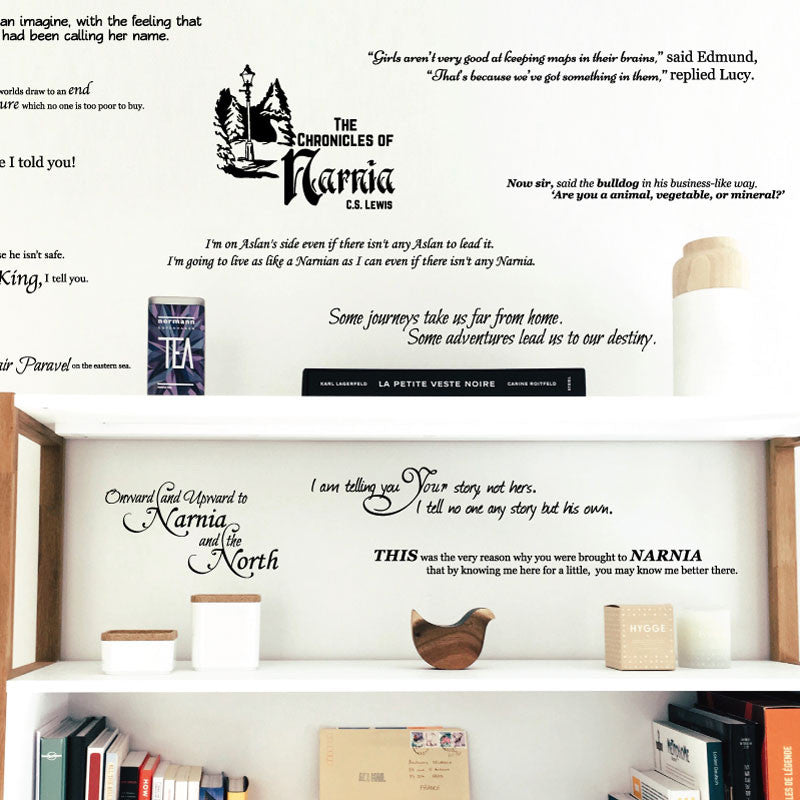 Chronicles of Narnia Quote Collection - Dana Decals