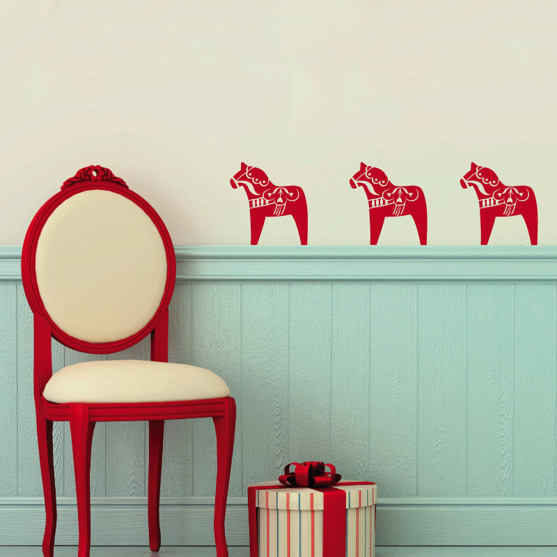 Dala Horse Pattern - Dana Decals