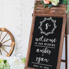 Elegant Wedding Welcome Sign Decal - Dana Decals