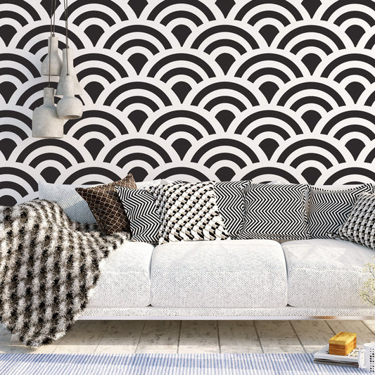 Chic Scallop Wall Pattern - Dana Decals