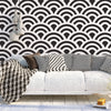 Chic Scallop Wall Pattern - Dana Decals