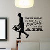 Music is Poetry - Dana Decals