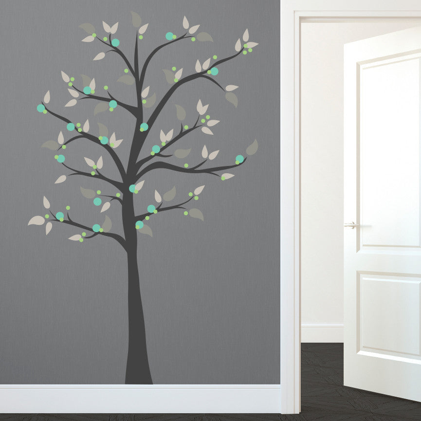 Modern Whimsical Dot Tree - Dana Decals