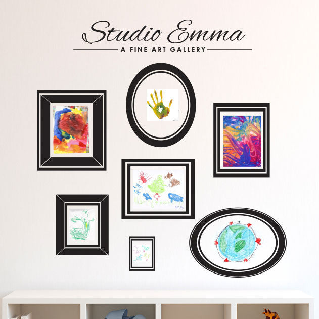 Personalized Art Studio Gallery - Dana Decals