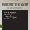 New Years Resolution Chalkboard - Dana Decals