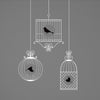 Ornamental Birds & Cages - Dana Decals