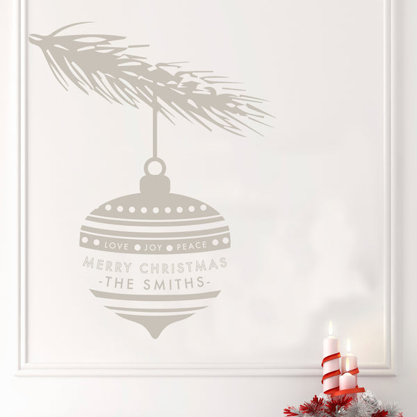 Personalized Christmas Ornament - Dana Decals