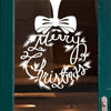 Merry Christmas Wreath Solid - Dana Decals