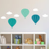 Hot Air Balloons and Clouds Kids Room - Dana Decals