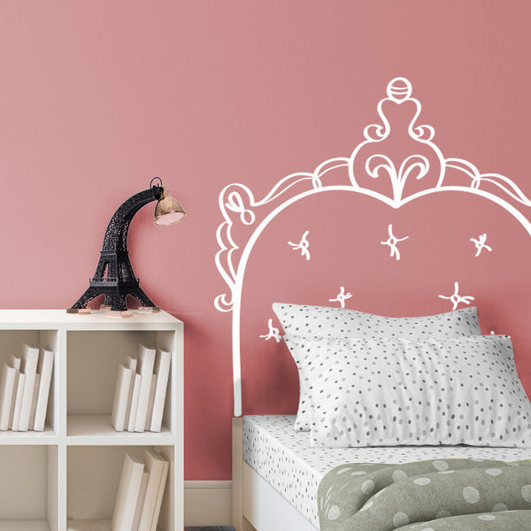 French Doodle Headboard - Dana Decals